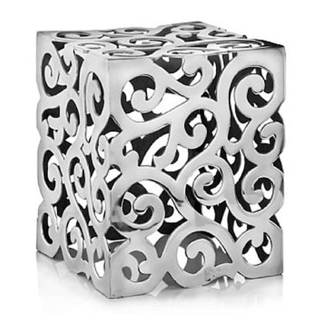 Modern Day Accents Modern Day Accents 3806 Paisley Square Stool 3806